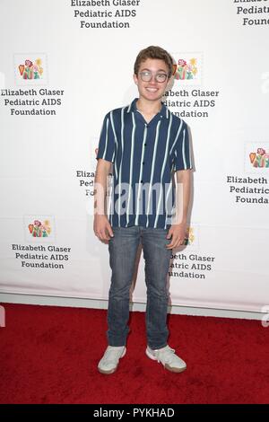 Culver City, CA. 28th Oct, 2018. Sean Giambrone at arrivals for A Time For Heroes Family Festival, Smashbox Studios, Culver City, CA October 28, 2018. Credit: Priscilla Grant/Everett Collection/Alamy Live News Stock Photo