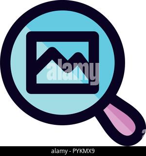Search Icon Template Vector Sign Design Stock Vector