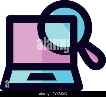Search Icon Template Vector Sign Design Stock Vector