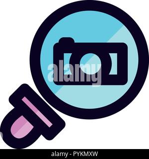 Search Icon Template Vector Sign Design Stock Vector
