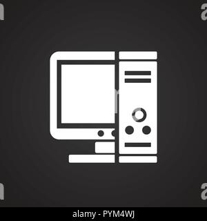 Gaming victin on black background Stock Vector
