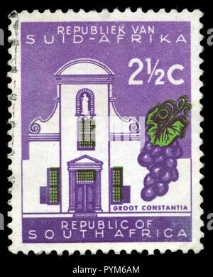 Postmarked stamp from South Africa in the Definitive Issue - Decimal Issue series issued in 1961 Stock Photo