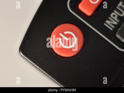 remote control stop button Stock Photo