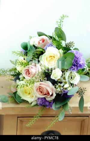 Pastel Bridal Bouquet Stock Photo