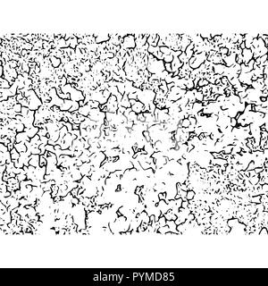 Cracked texture. Cracks and scratches. Vector grunge illustration. Stock Vector