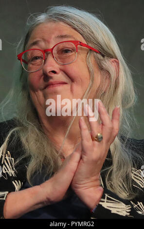 Professor Mary Beard at the International Congress of Parliamentary Women's Caucuses at Dublin castle today. Stock Photo