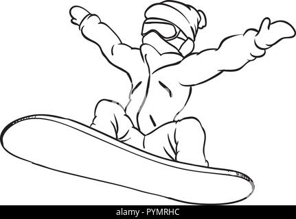 character snowboard athlete icon vector illustration design Stock Vector
