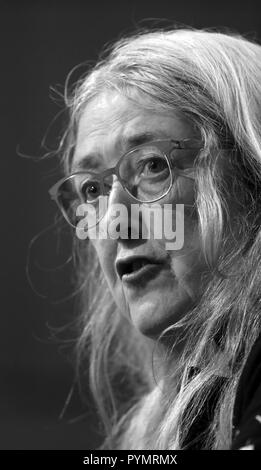 Professor Mary Beard at the International Congress of Parliamentary Women's Caucuses at Dublin castle today. Stock Photo