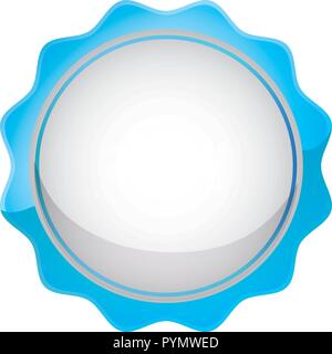 circle lace seal icon vector illustration design Stock Vector