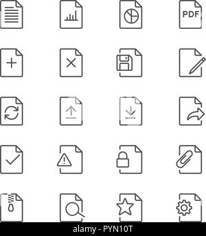 Document edit icon. Delete and add new page symbol Stock Vector Image ...