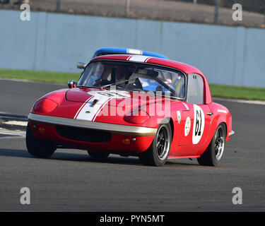 Larry Kennedy, Lotus Elan S1,Historic Road Sports, Silverstone Finals Historic Race Meeting, Silverstone, October 2018, cars, Classic Racing Cars, His Stock Photo