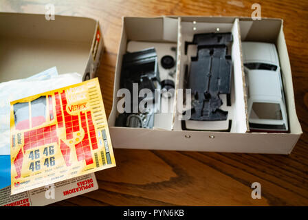 1980s Audi toy car kit Stock Photo