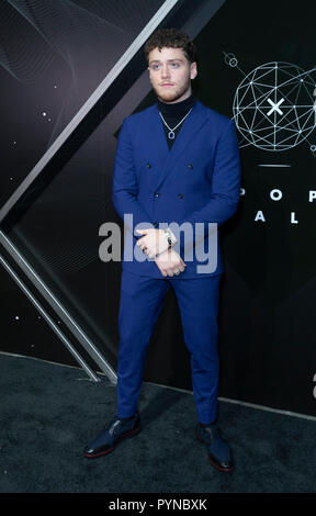 New York, NY - October 24, 2018: Bazzi attends the Pencils of Promise 10th Anniversary Gala at Duggal Greenhouse