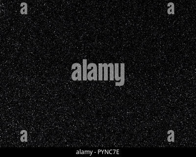 Dark black background texture with shiny speckles of random noise Stock Photo