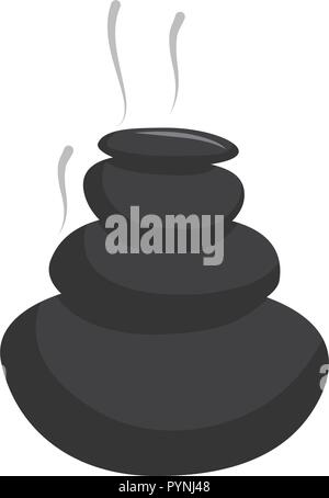 pile stones spa icon vector illustration design Stock Vector