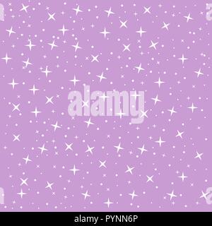 Seamless pattern with falling snow. Cartoon style. Stock Vector