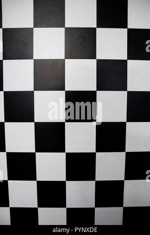 Black and white random checkered background texture. Stock Photo