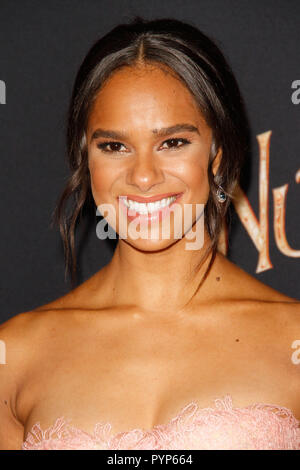 Misty Copeland at the World Premiere of Disneys' 'The Nutcracker And The Four Realms' held at the Ray Dolby Ballroom / El Capitan Theatre in Hollywood, CA, October 29, 2018. Photo by Joseph Martinez / PictureLux Stock Photo