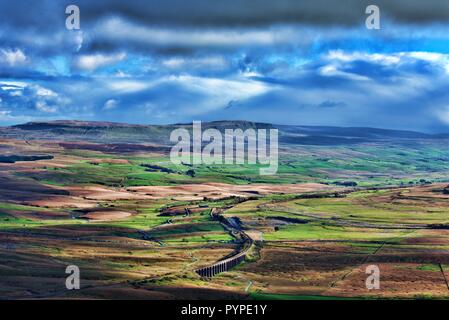 Whernside is a mountain in the Yorkshire Dales in Northern England. It ...