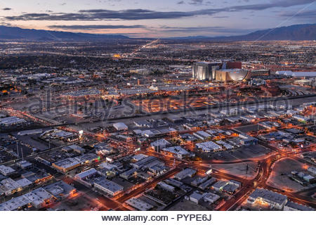 Bird's Eye View of the Las Vegas Strip During the Day from the ...