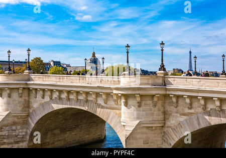 France,Paris, the City Island (l'Ile de la citÃ©),the Pont Neuf Stock Photo