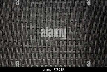Dark brown rattan wicker texture or background. Stock Photo