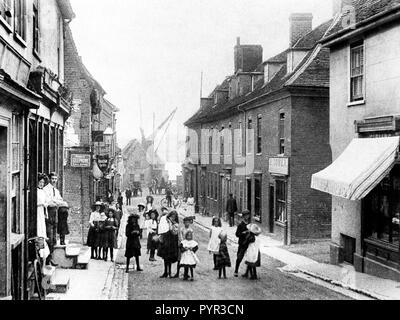 Manningtree South Hill early 1900s Stock Photo - Alamy