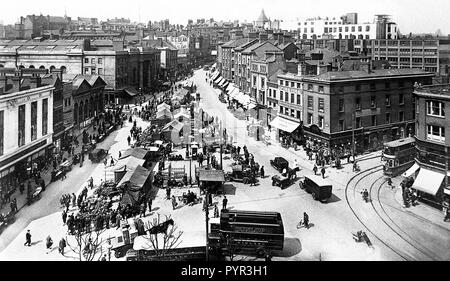 Bull Ring, Birmingham early 1900s Stock Photo