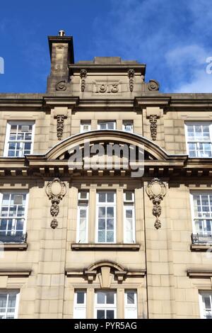 Huddersfield, UK - town in Kirklees region of West Yorkshire. Old architecture. Stock Photo