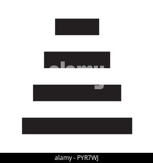 Steps icon isolated on white background for your design, next steps icon concept Stock Vector