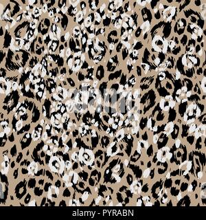 Leopard textured skin Stock Vector