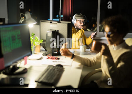 Creative People Working in Studio Stock Photo