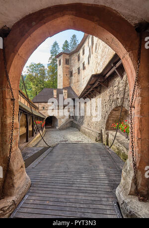 In the Orava Castle, Slovakia Stock Photo