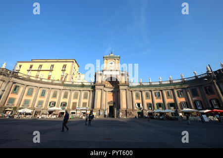 Convitto Nazionale Vittorio Emanuele, secondary school for classical languages, Piazza Dante square, Naples, Campania, Italy Stock Photo