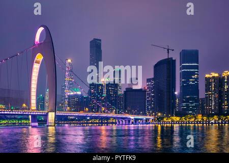 Guangzhou skyline. Guangzhou, China Stock Photo