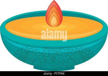 Diya Lamp Icon Deepavali Happy Diwali Festival Lights India Vector Stock  Vector by ©Maximlacrimart 540249390