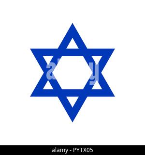 Star of David, Icon  Stock Vector