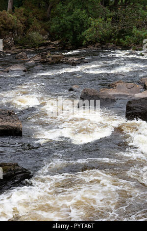 The Falls of Dochart on the River Dochart near Killin Perthshire Scotland United Kingdom UK Stock Photo