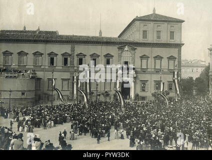 Unidentified event at Quirinale King's Palace, Rome, Italy 1900s Stock Photo