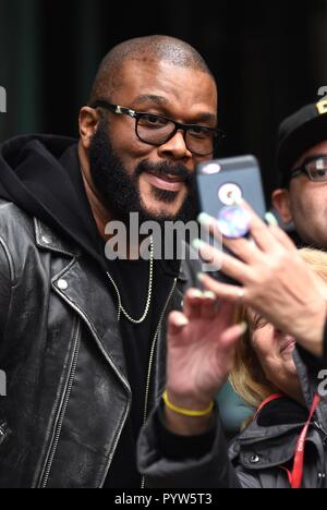 Tyler Perry out and about for Celebrity Candids - MON, , New York, NY October 29, 2018. Photo By: Kristin Callahan/Everett Collection Stock Photo