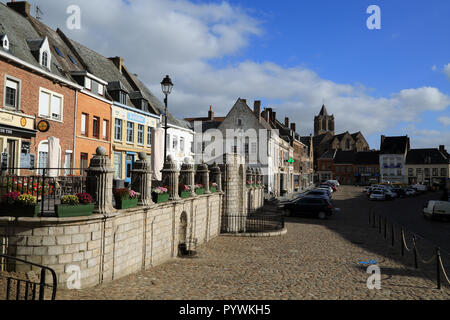 View of the Grand Place in Cassel, Nord, Hauts de france, France Stock Photo