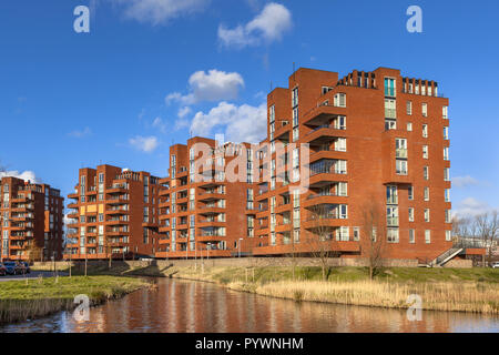 Retirement apartment condominium flats in the city of Delft, Netherlands Stock Photo