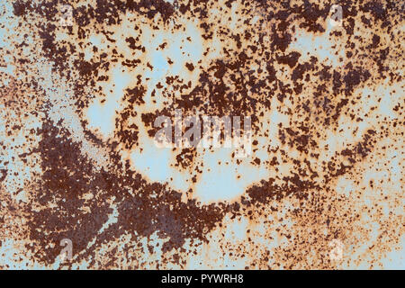 distressed metal grunge surface with rusty stains. abstract grunge background Stock Photo