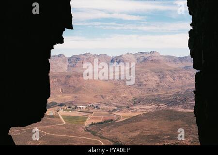 Wolfberg Cracks in the Cederberg, South Africa. Stock Photo