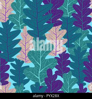 Green leaves pattern Stock Vector