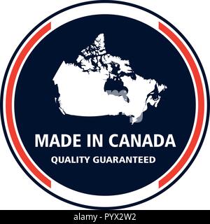 Made in Canada2a quality stamp. Vector illustration Stock Vector