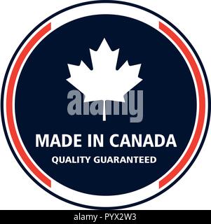 Made in Canada1 quality stamp. Vector illustration Stock Vector