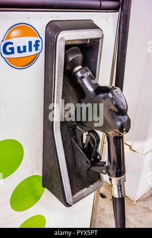 Gas Nozzel   Granby, Connecticut, USA Stock Photo