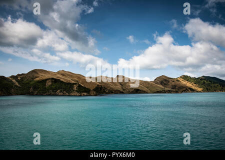 New Zealand crossing between north and south island Stock Photo