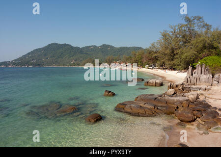 Sairee Beach on Koh Tao, Thailand Stock Photo